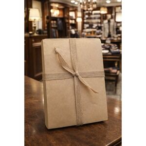 New Rustic Kraft Paper Journal‎ Notebook Handmade Style Decorative Jute Bow